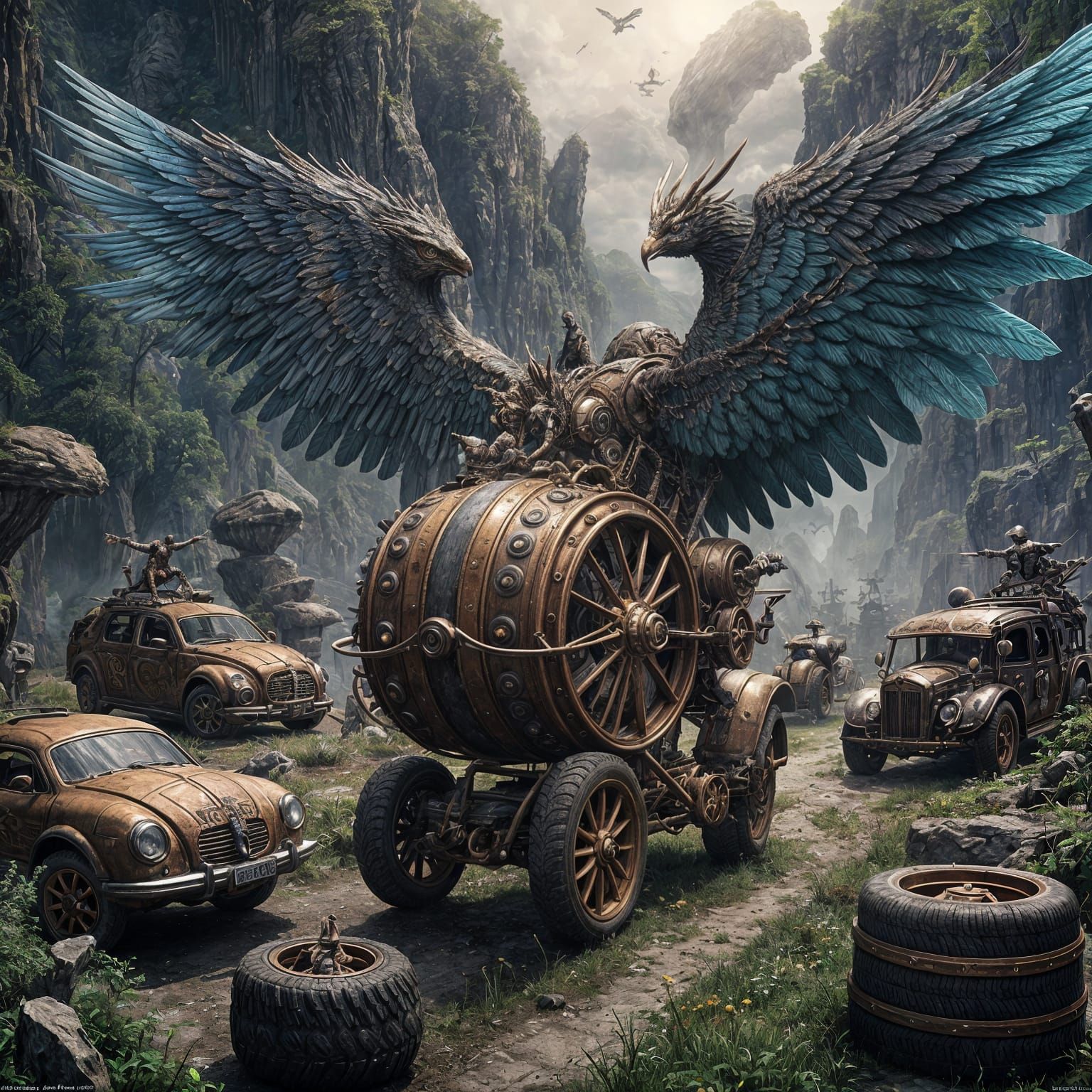 Eyes of the Wheels: Fantastical Vehicle of Wonder