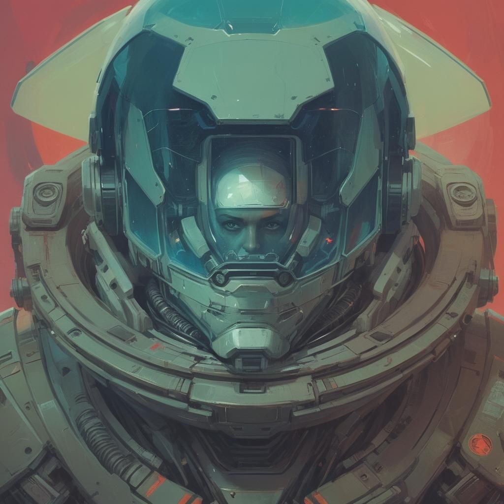 Sci-Fi Portrait in Detailed Style