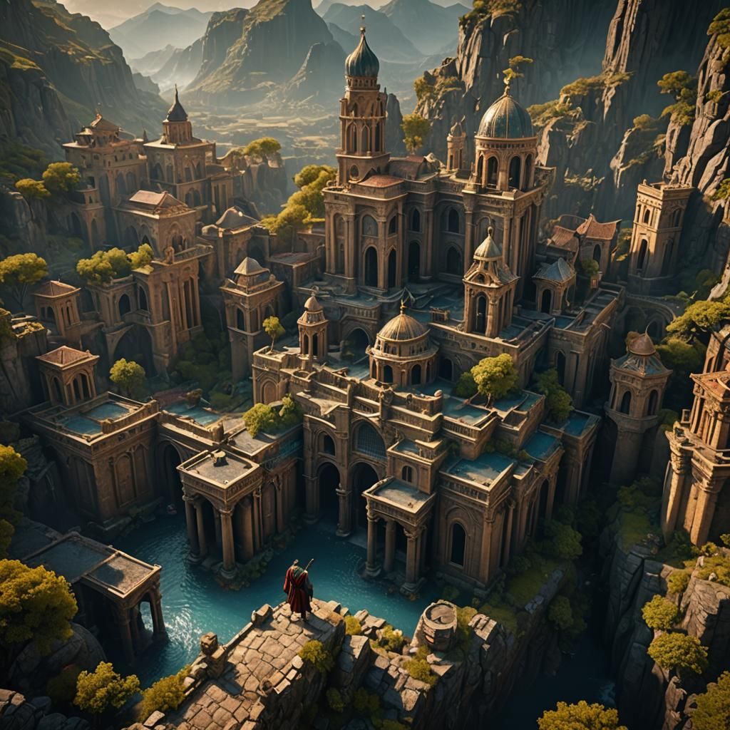 Peter from Bible as Detailed Matte Painting