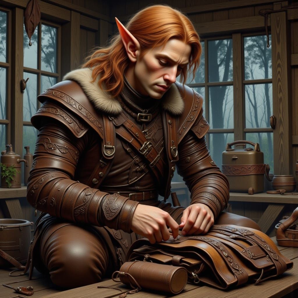 Elf Packing Bags in Jean-Baptiste Monge Style