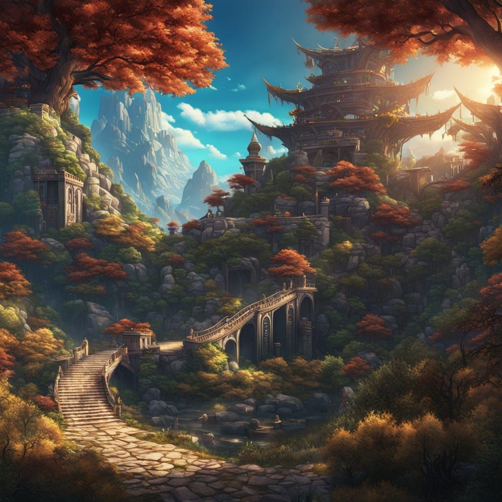 Fantastical Money Art in Deep, Complementary Colors