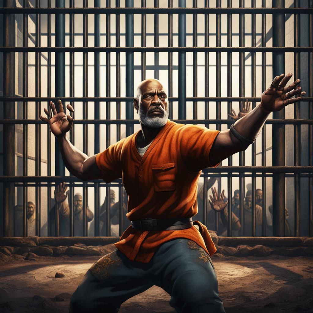 Prisoner Strength: Detailed Matte Painting