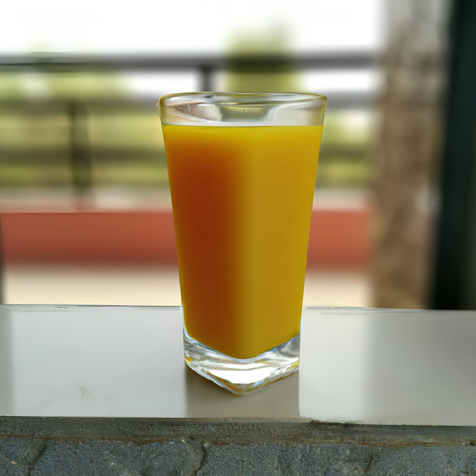 Refreshing Orange Juice in Hyperrealistic Detail