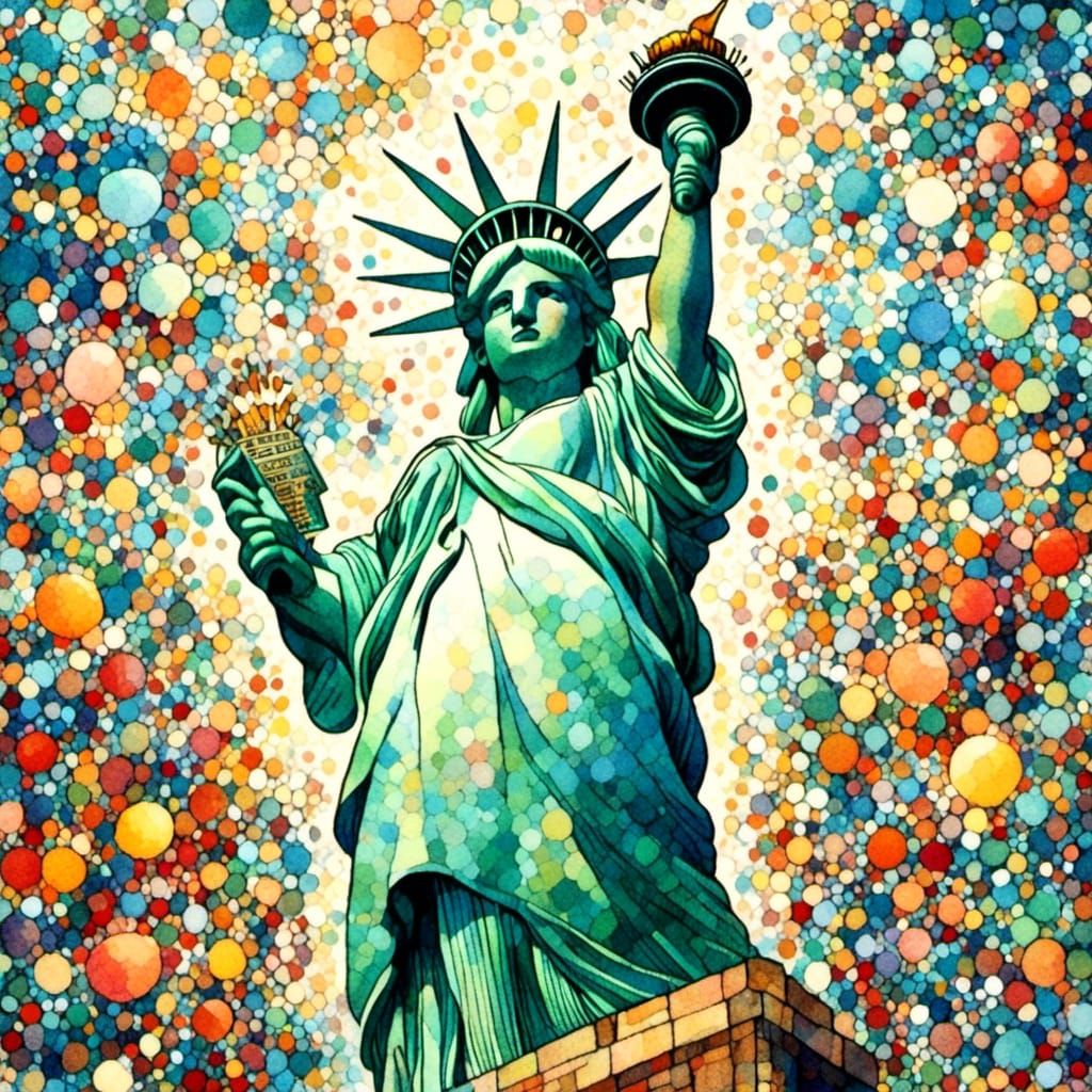Statue of Liberty Digital Rendering