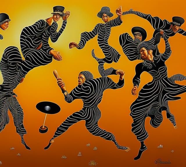 Dreamy Abstract Art with Magical Particles