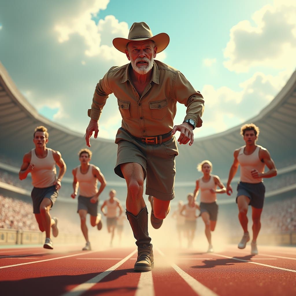 Cowboy's Race: A Fusion of Realism and Fantasy