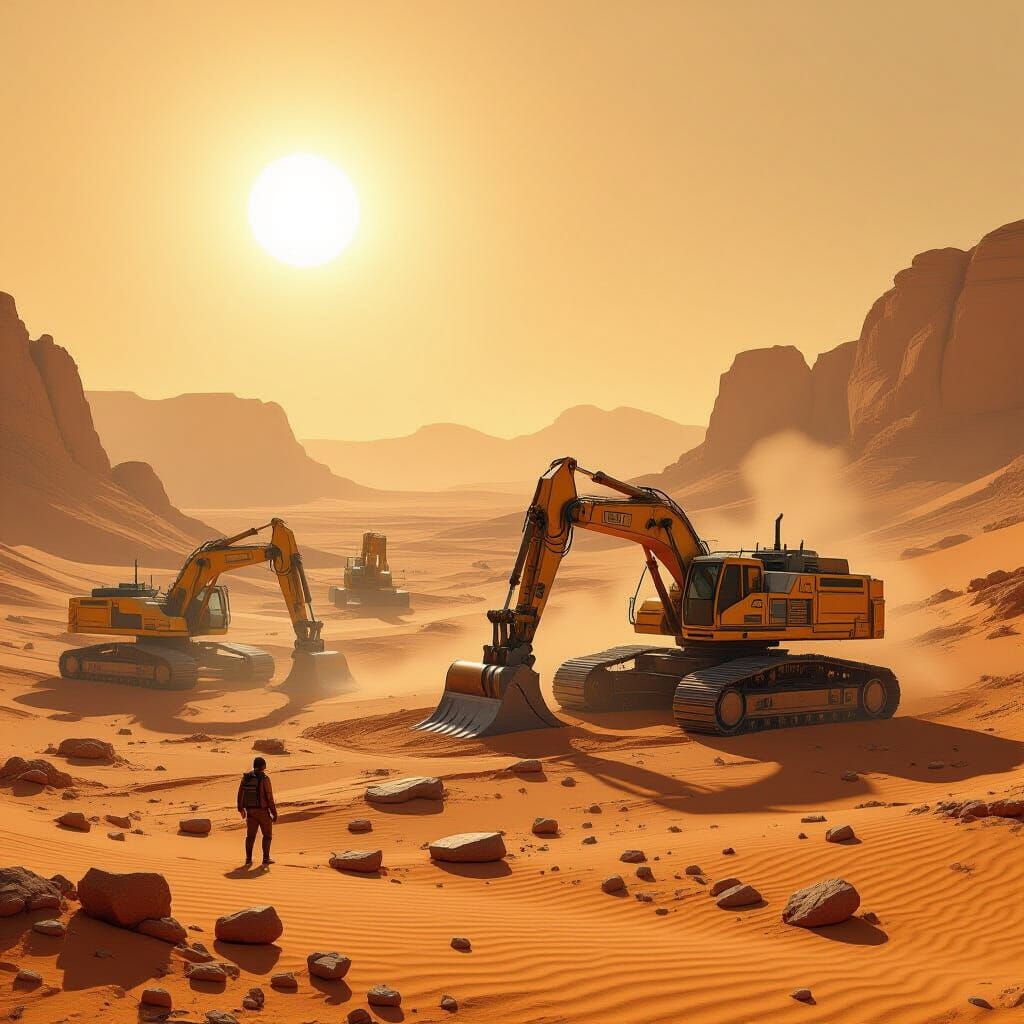 Future Desert Excavation Uncovers 2025 Relics in Cinematic S...