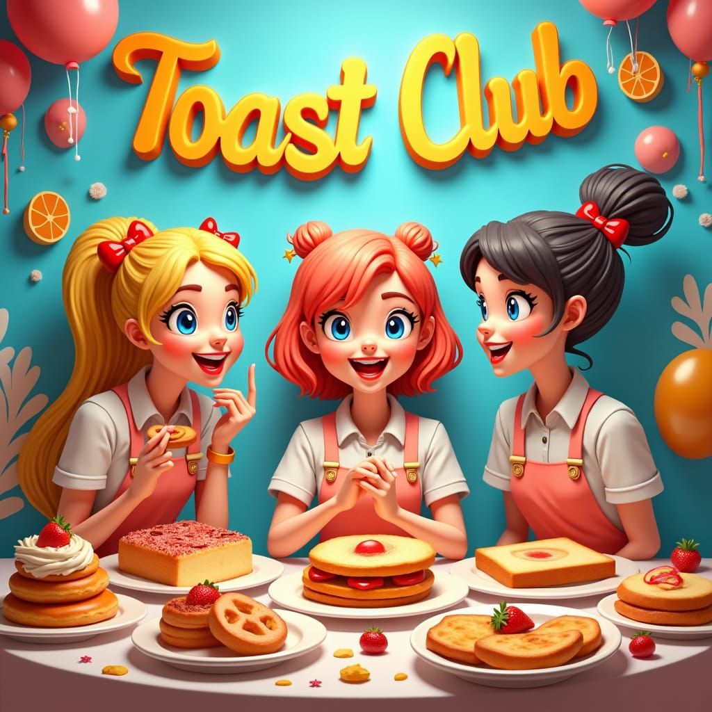 Toast Club Brunch Bar: A Matte Painting