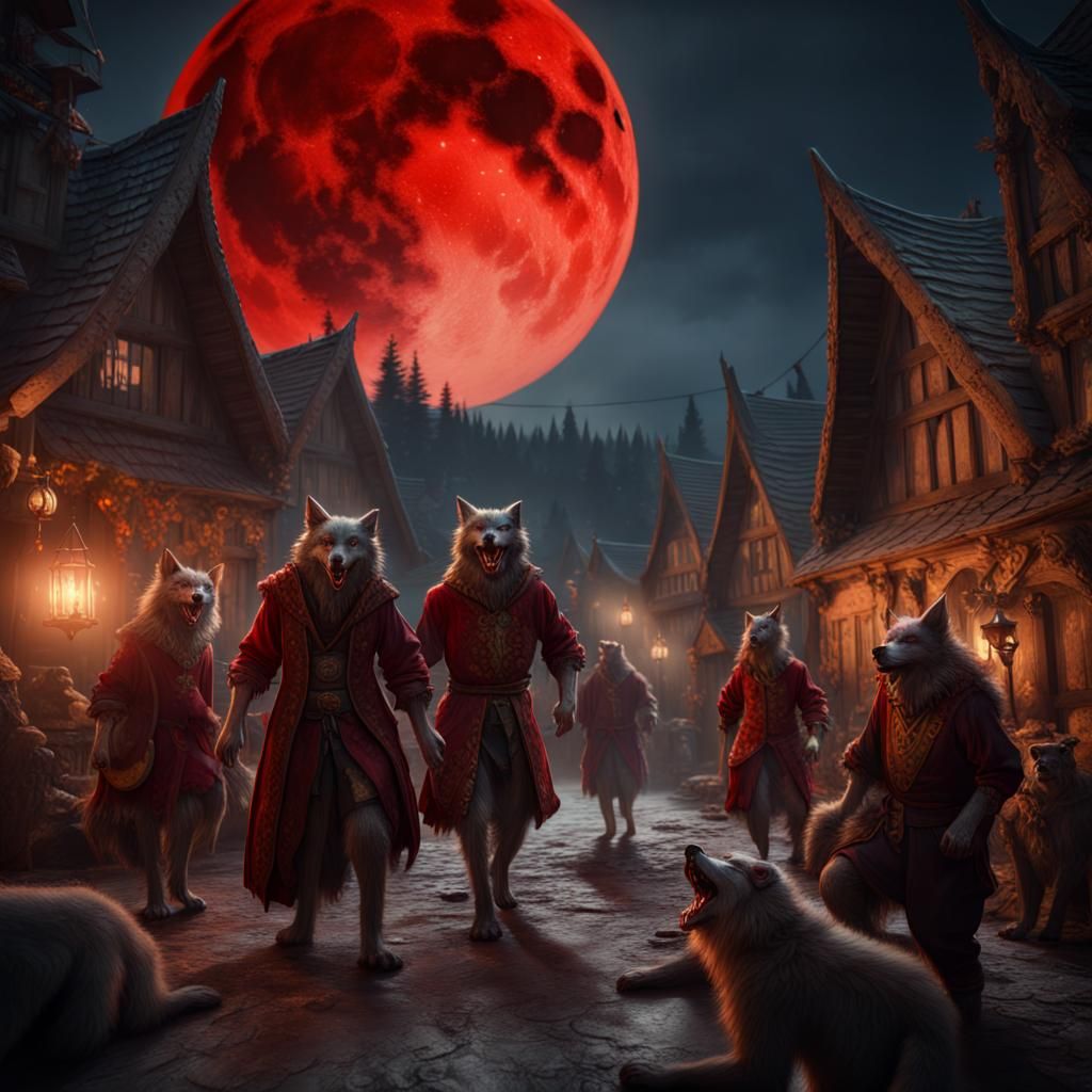 Werewolf Village Celebrates Blood Moon Festival
