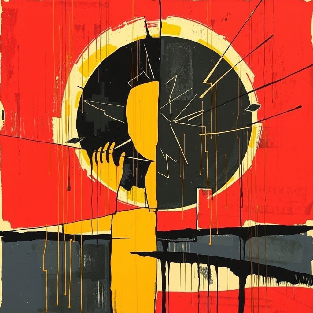 Fractured Sun.  Hard Rain Gonna Fall.