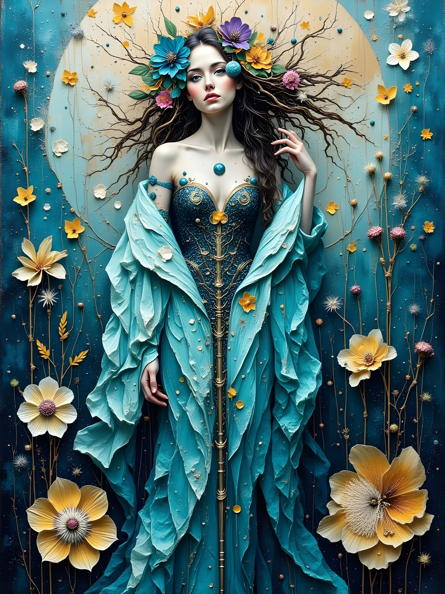 Aquarius Zodiac Symbolism in Abstract Expressionist Painting