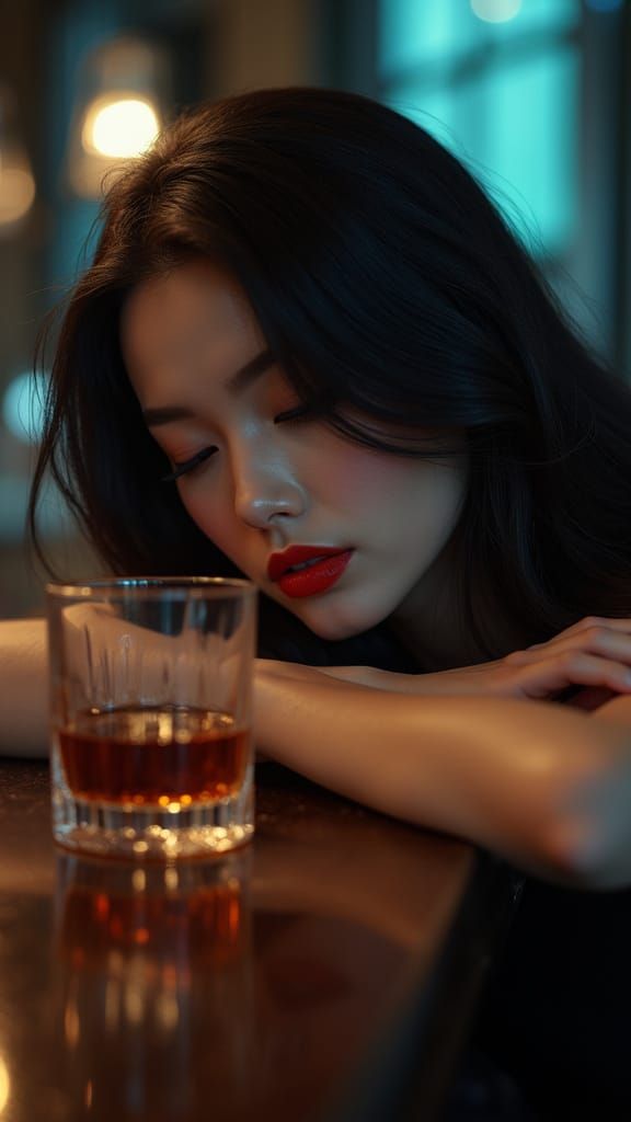 Ethereal Beauty in Moody Ambiance