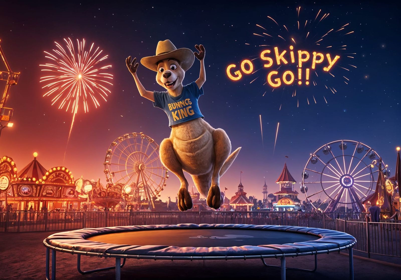 Skippy The Bounce King!!! Go, Skippy Go!!!