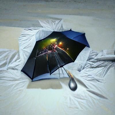 Umbrella Illustration Generated by AI