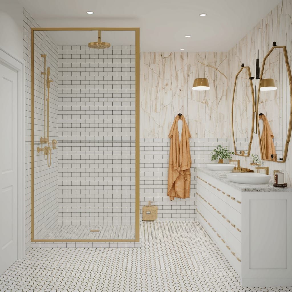 Extravagant Gold Cascade: Liquid Gold Abundance