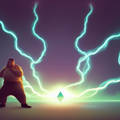 Obese Portal Master: Hyperdetailed Digital Art