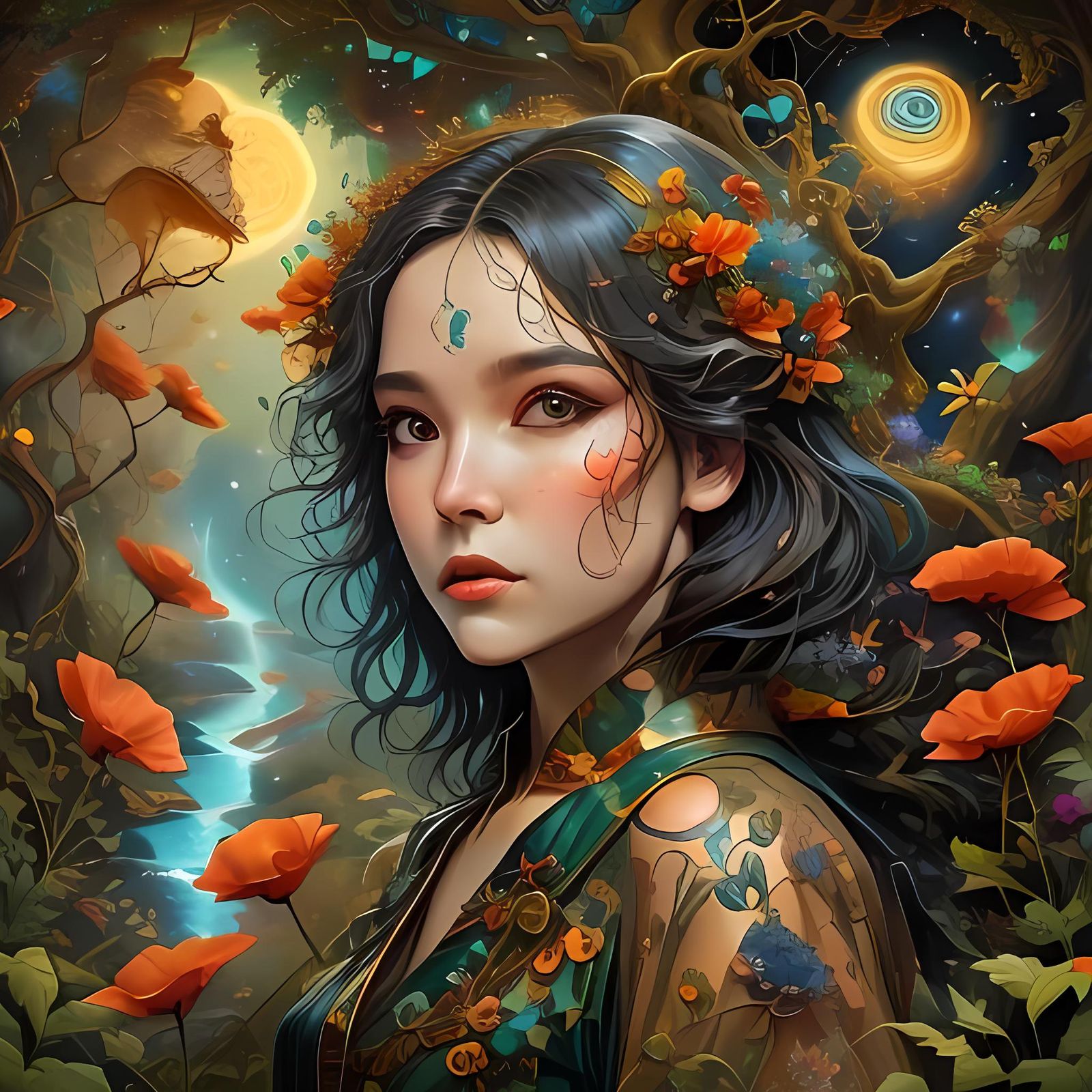 lucid dream/ lora model lucid dream girl upscaled, don't lik...