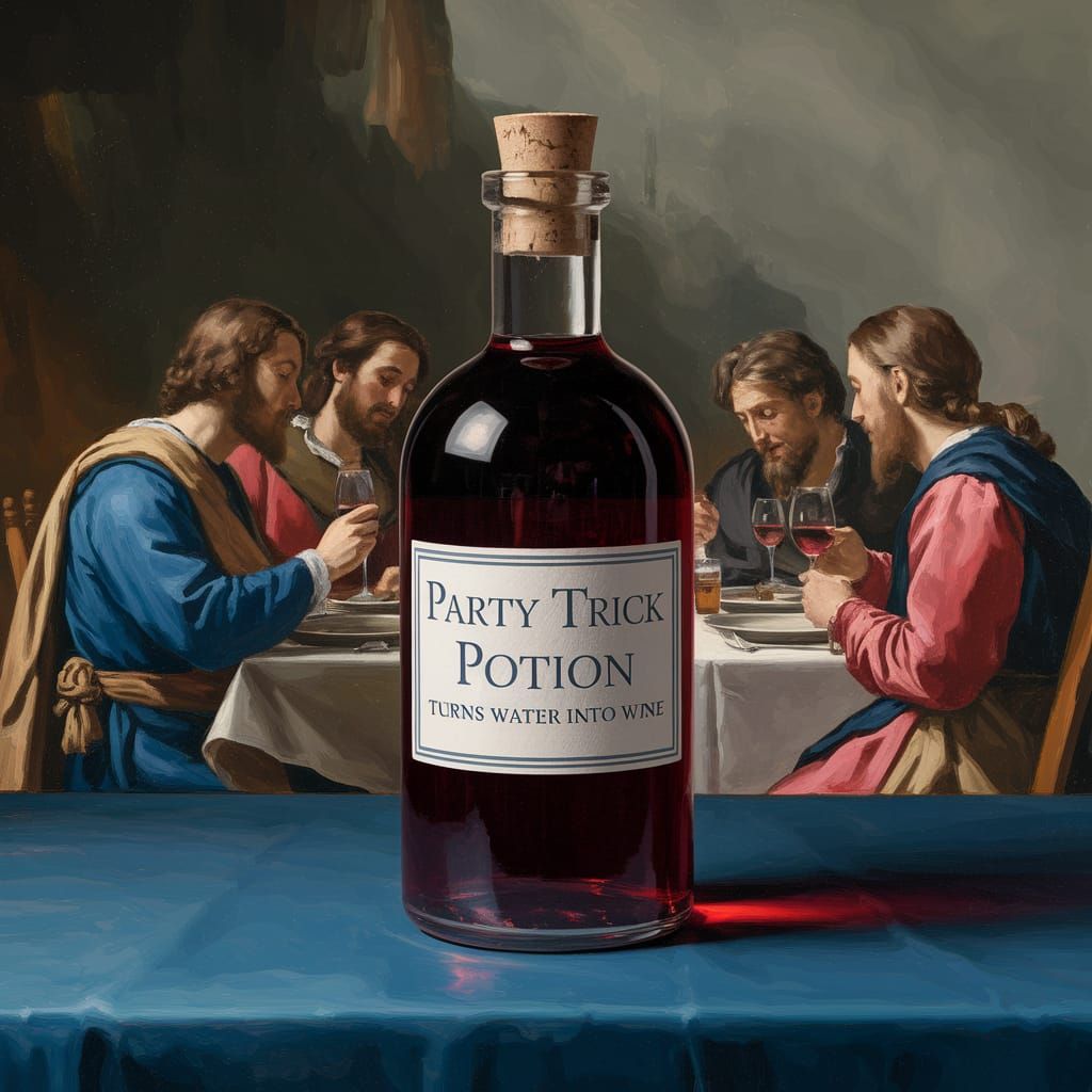 Biblical Miracle Captured in Rembrandt's Style