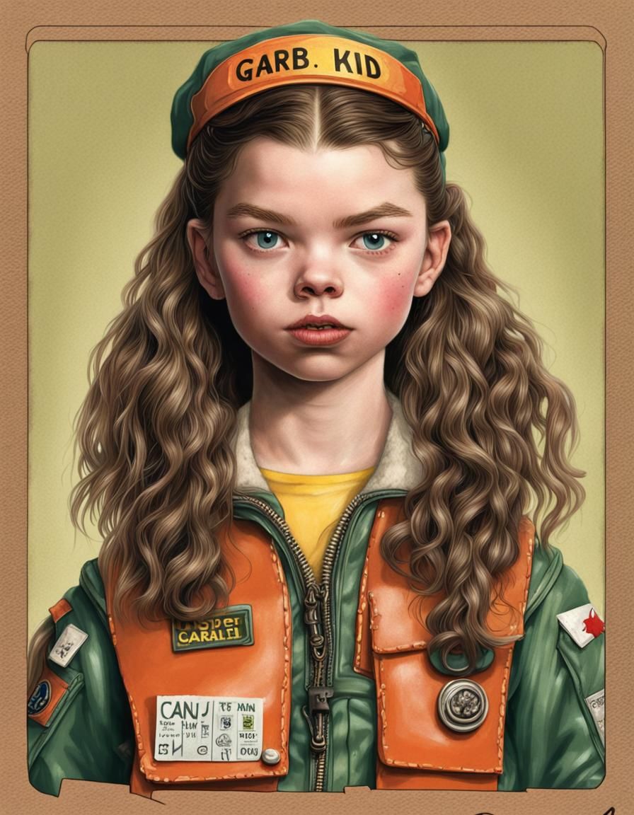 Anya Taylor-Joy as Garbage Pail Kids Card