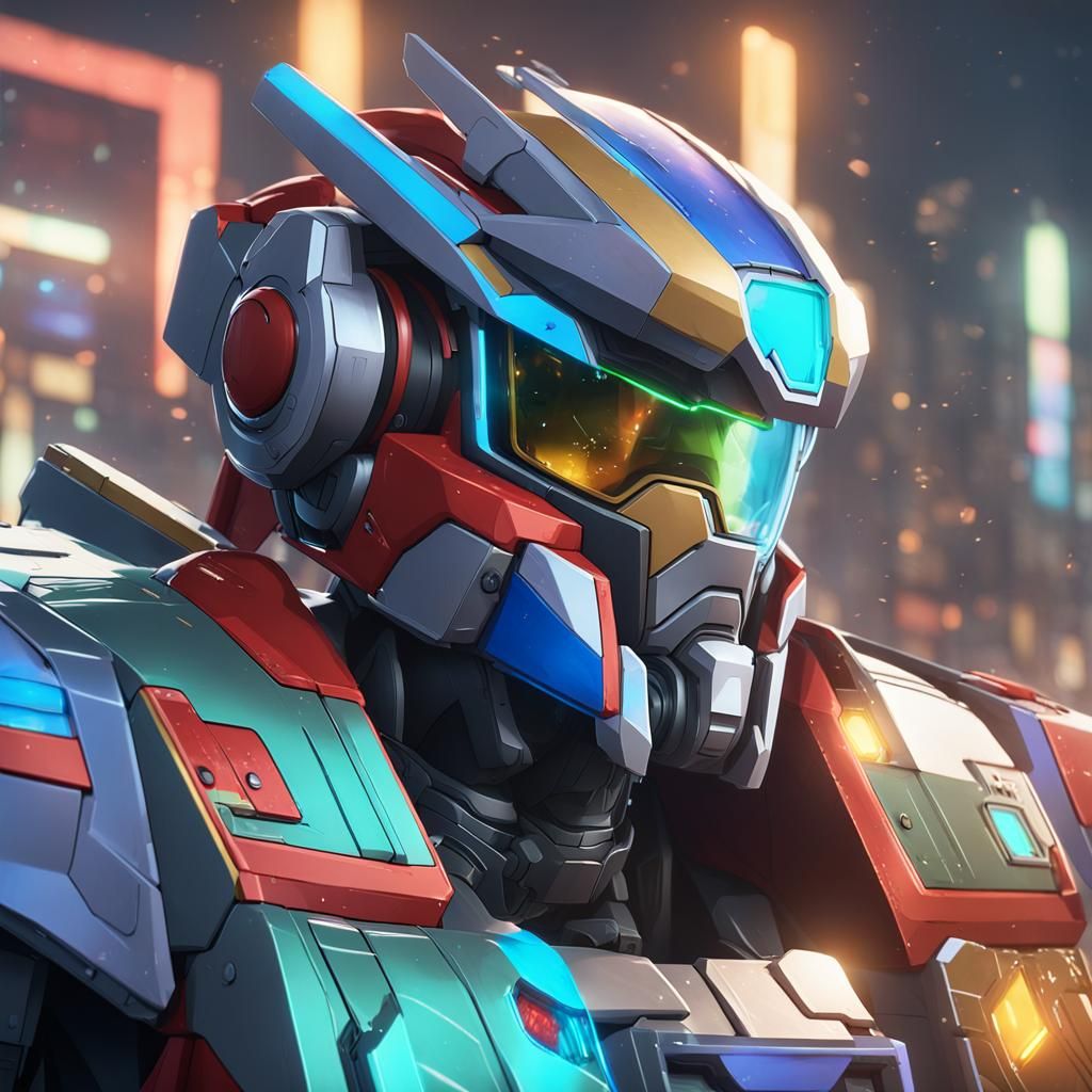 Voltron Cult Scene: Hyperdetailed 8K Portrait