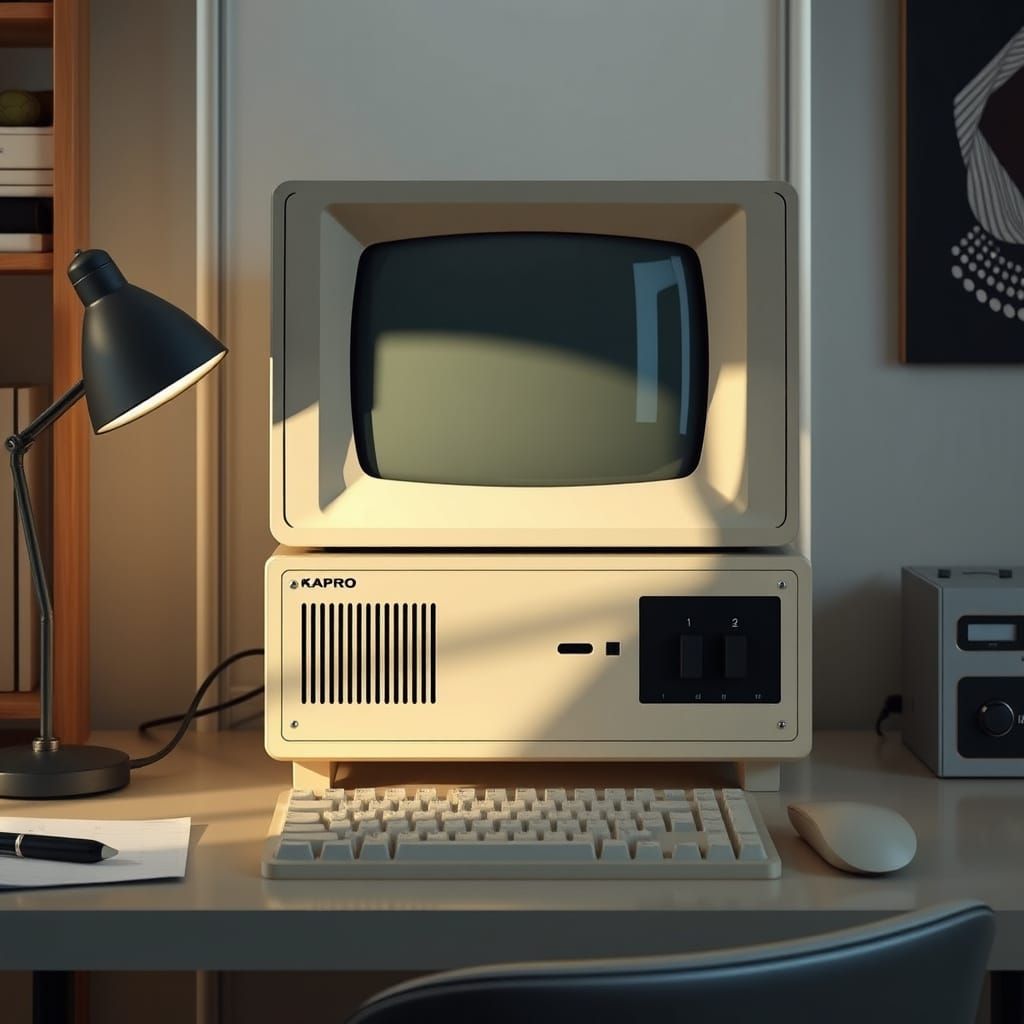 Minimalist Retro Computer Case in Beige, Inspired by Dieter ...