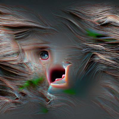 Crying Girl in 8k Resolution