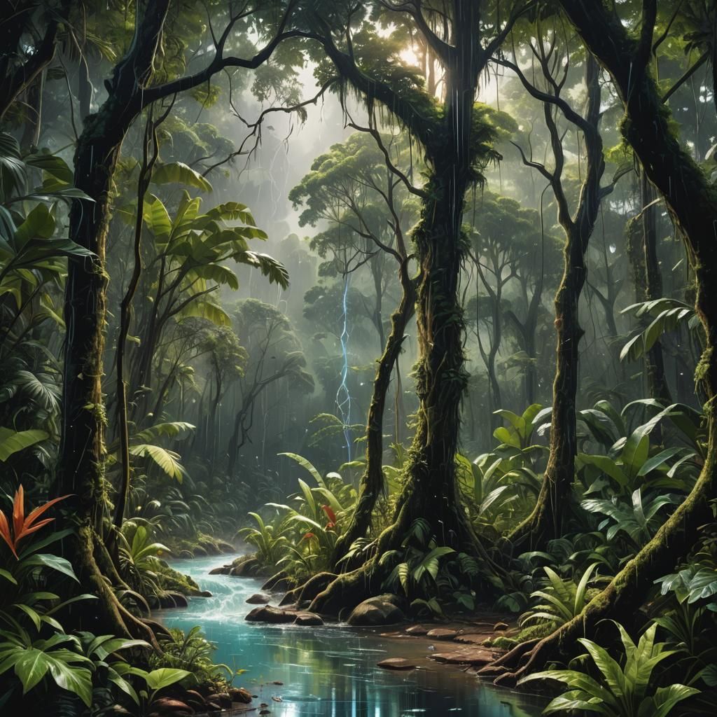 Hurricane forest