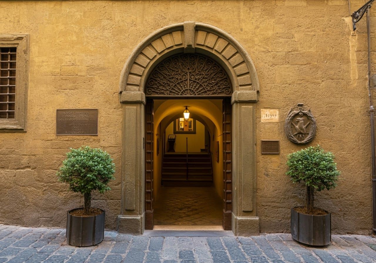 Renaissance Palazzo Entrance in Florence
