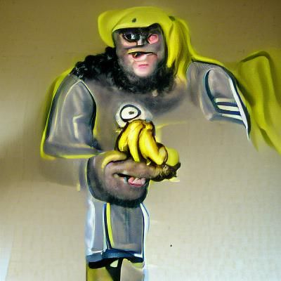 Abstract Banana Figure: AI Interpretation