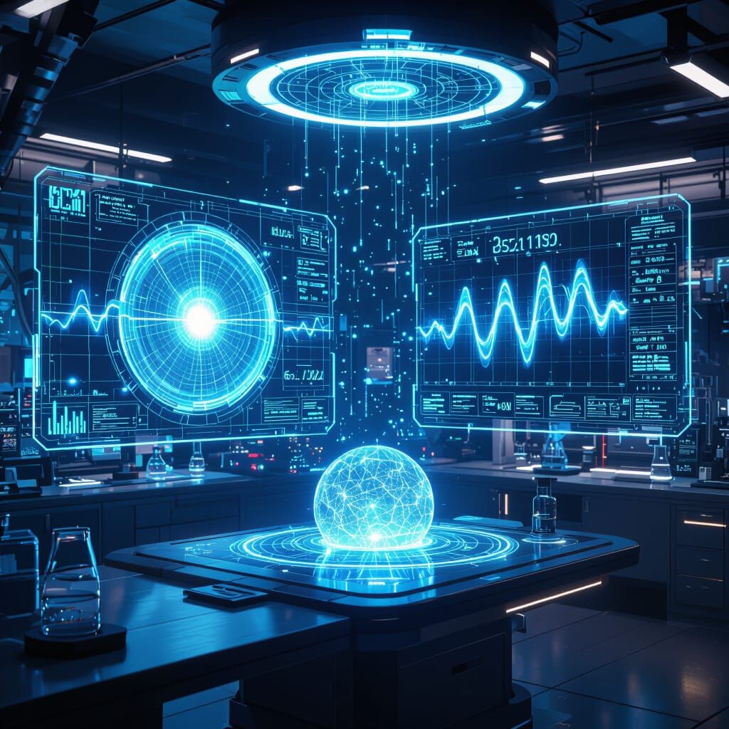 Futuristic Lab with Holographic Gravitational Wave Monitors