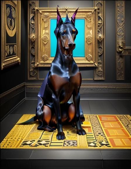 Regal Doberman Pinscher