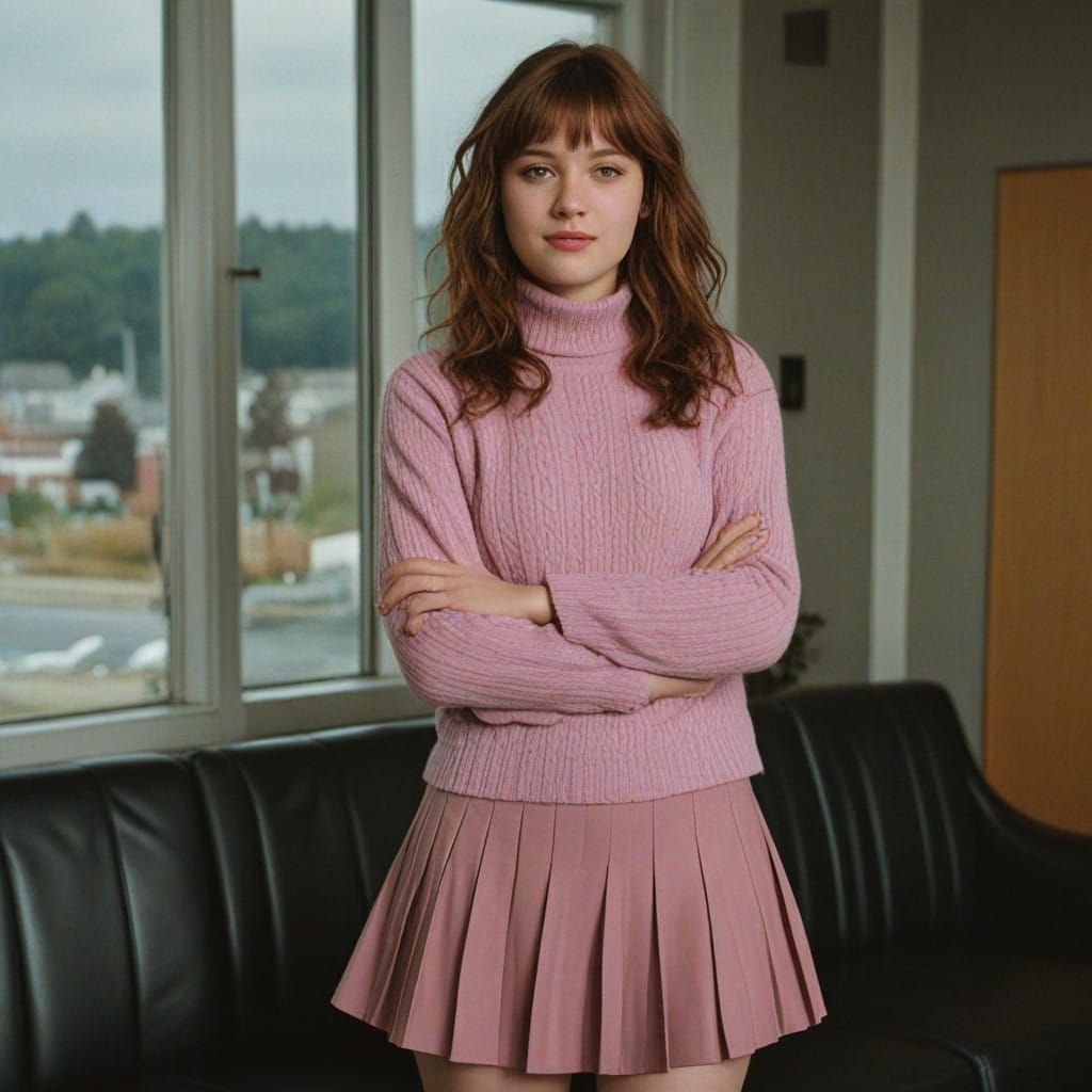 Youthful Charm in a Nostalgic Glow