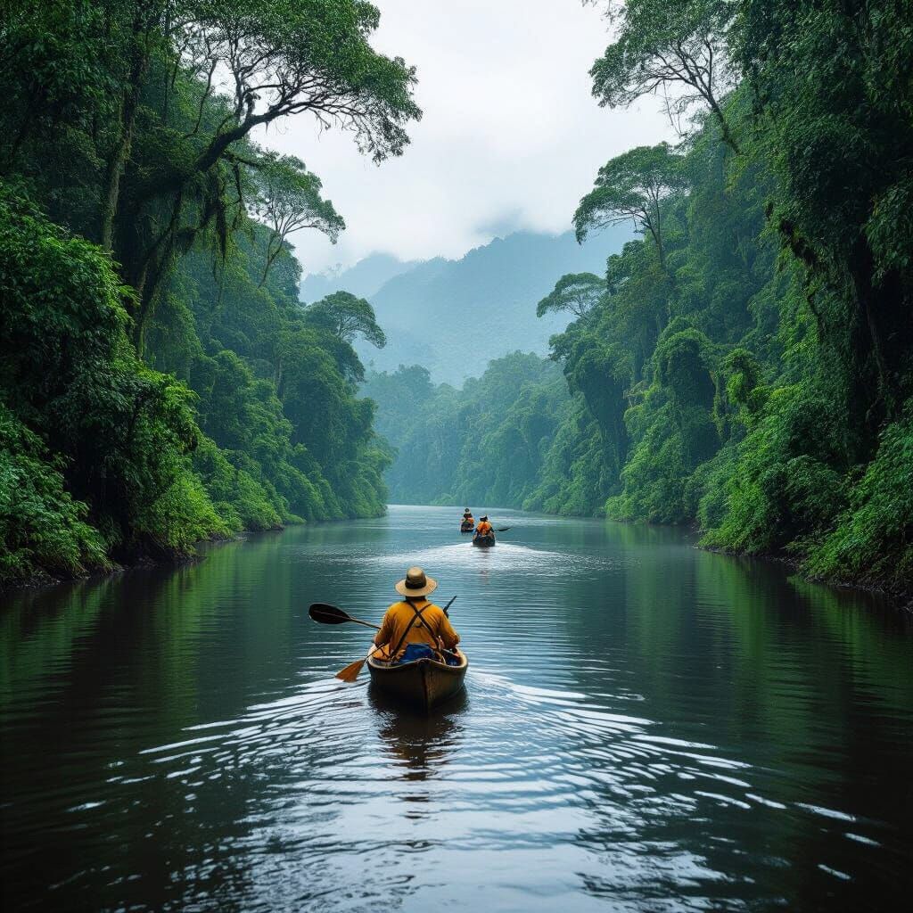 Amazon Rainforest Lush Green Canopy