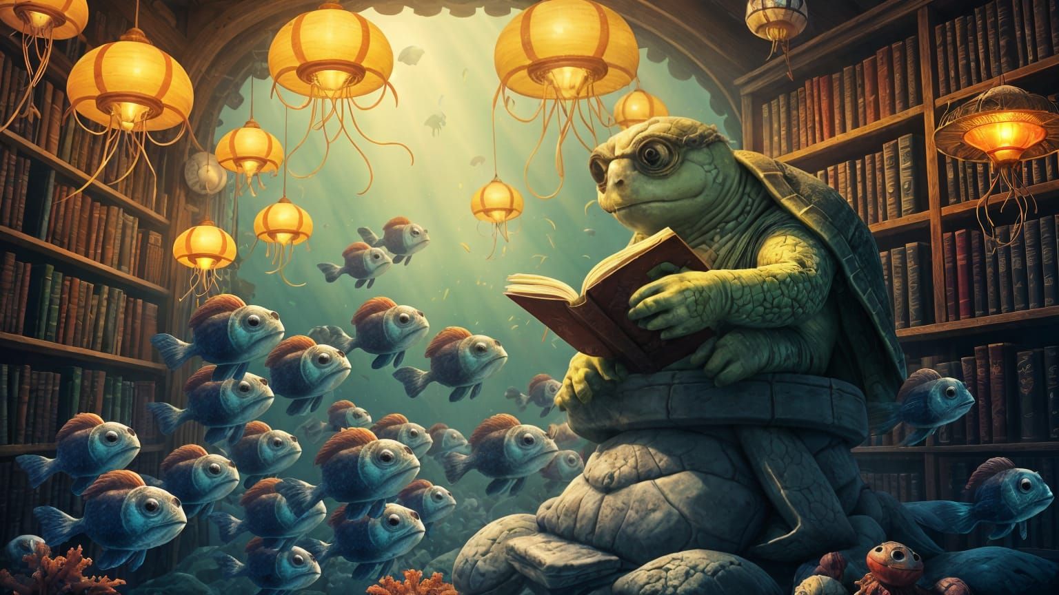 Underwater Library of Atlantis