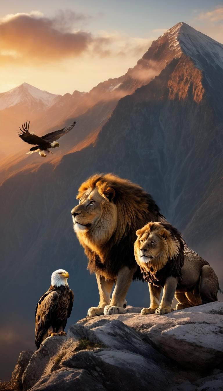 Lion and Eagle Summit Sunrise