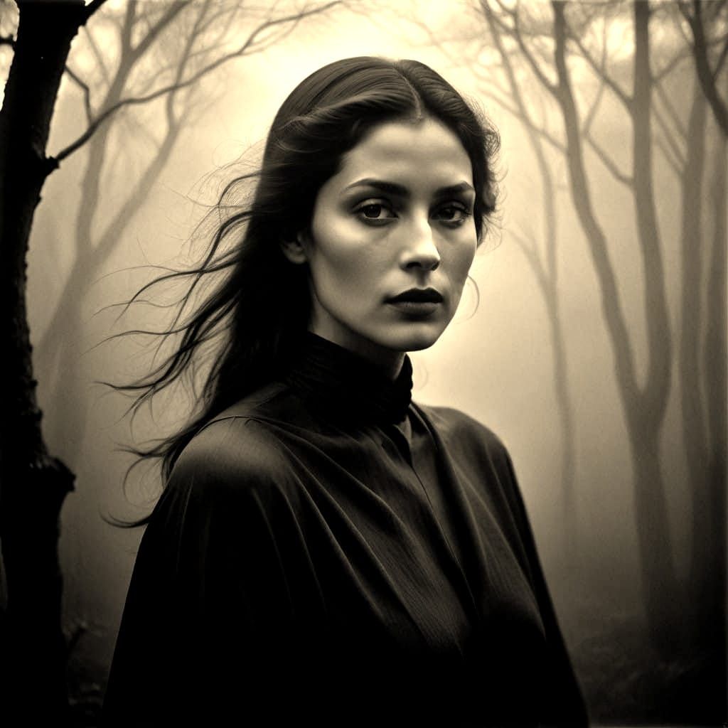 Dreamlike Portrait in Ethereal Atmosphere