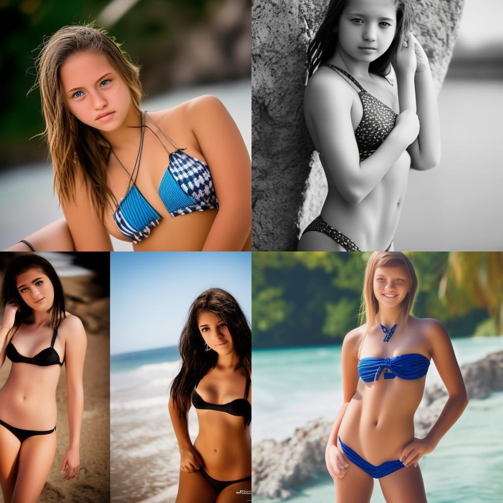 Girls in Bikinis: Professional Photography with Bokeh
