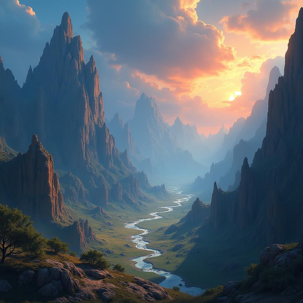 Mystical Armenian Realm: Fantasy Concept Art
