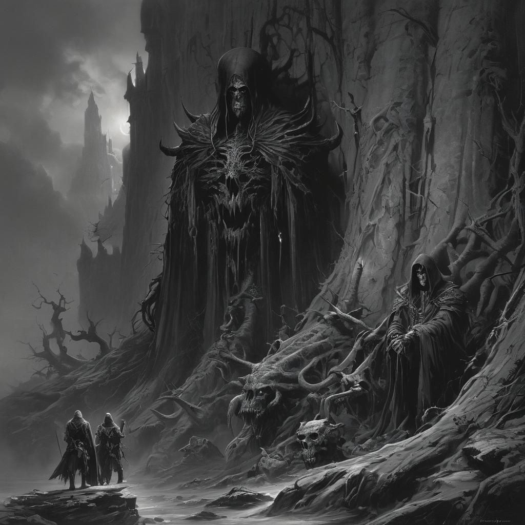 Grimdark Fantasy Scene