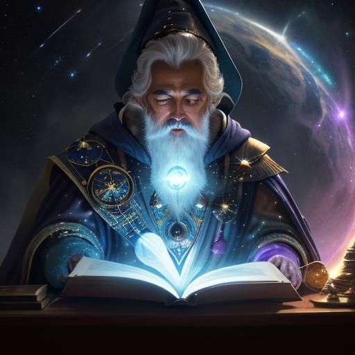 Galactic Wizard Reads Earth Creation Manual