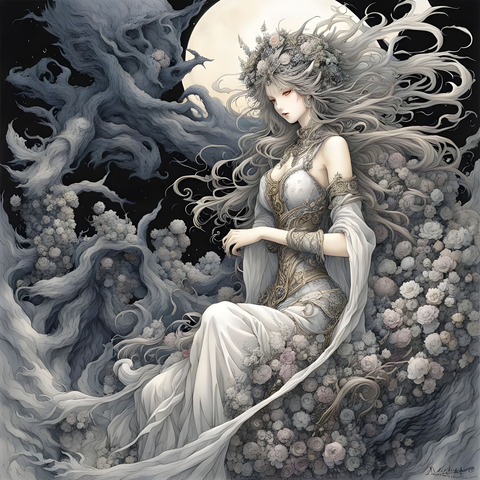 Blossom Enchantress: Whispers of the Petalborne