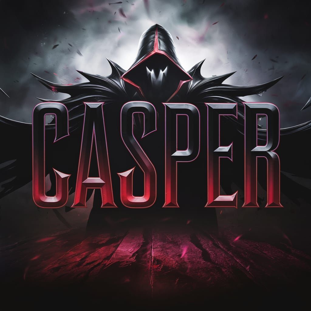 League of Legends Jhin-Themed Background with 3D Logo