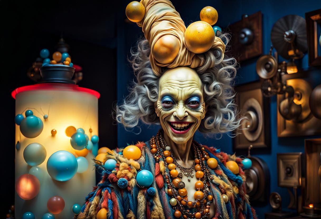 Extravagant Alien Characters in Bizarre Cosmic Couture