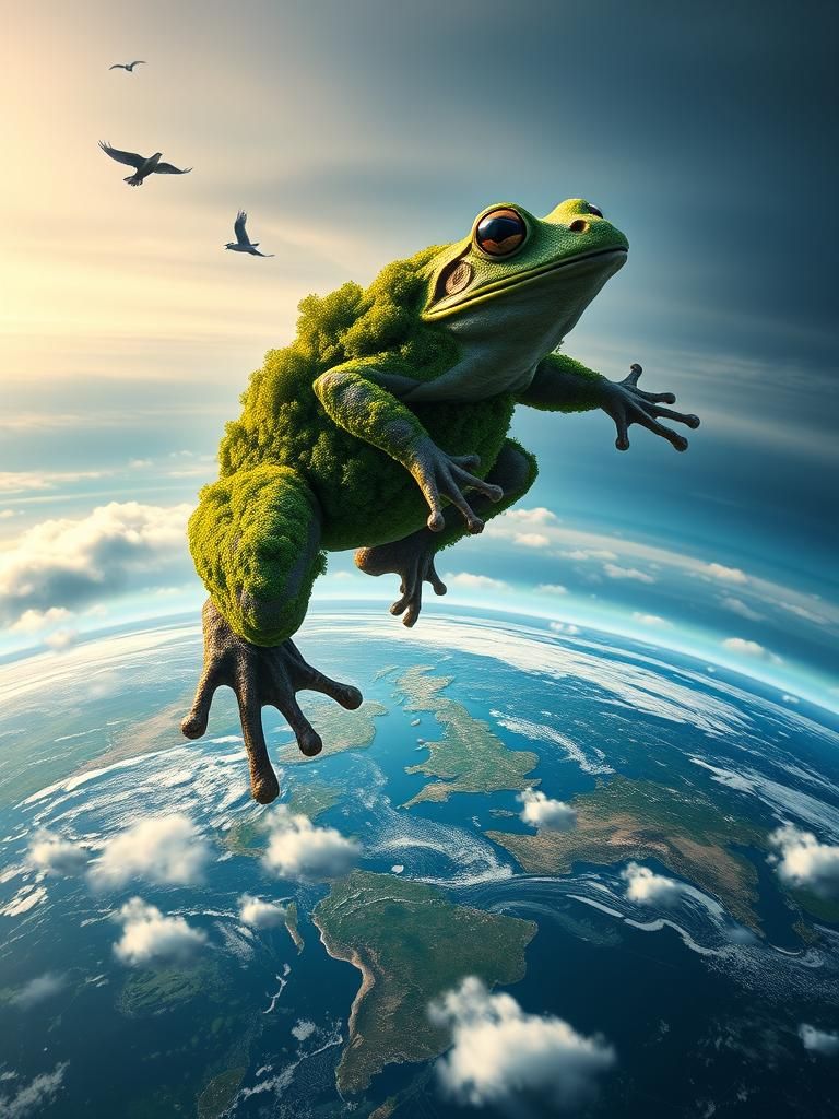 Moss covered frog rocket FTW!