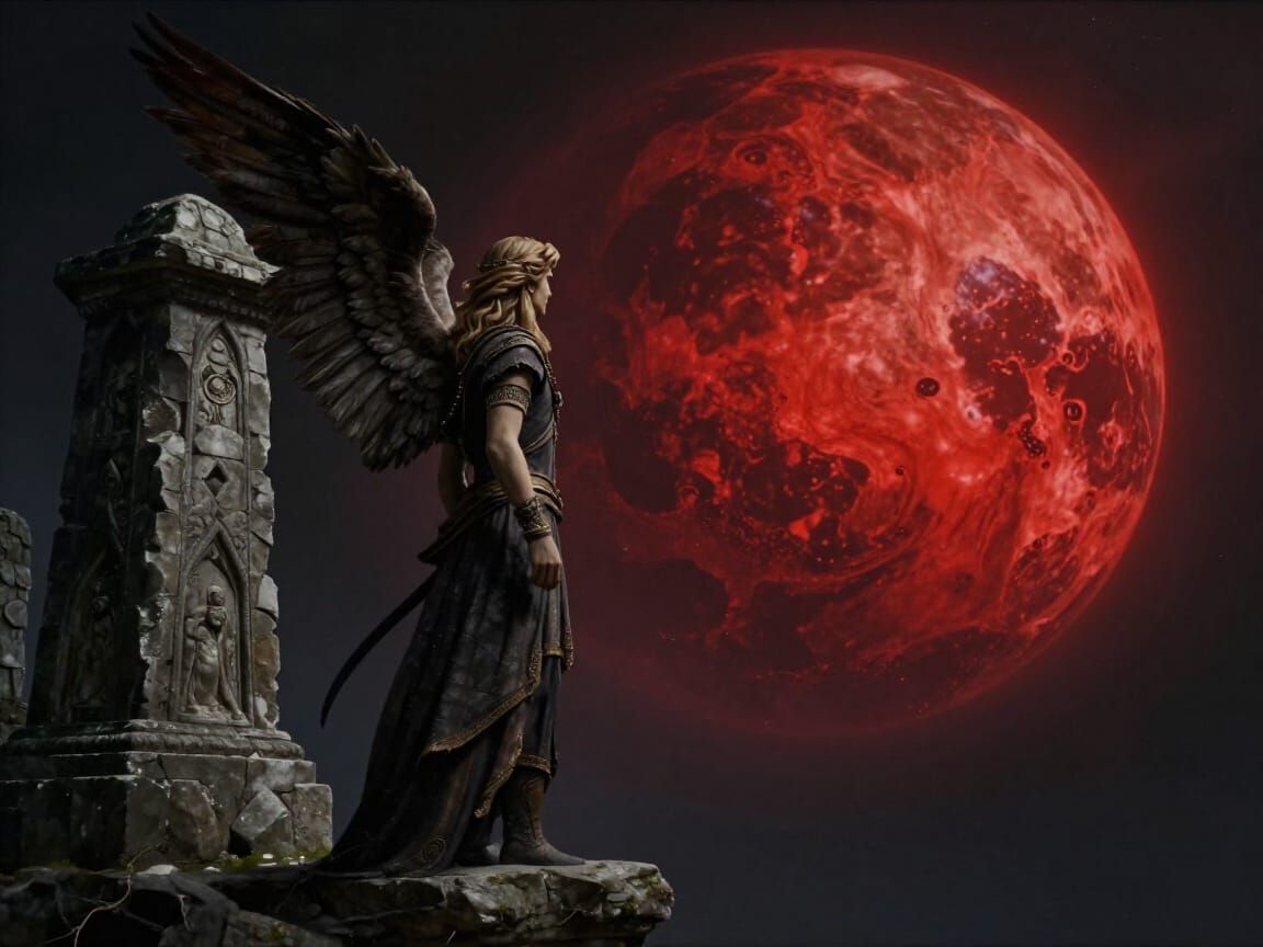 Albions Angel Confronts Celestial Terror