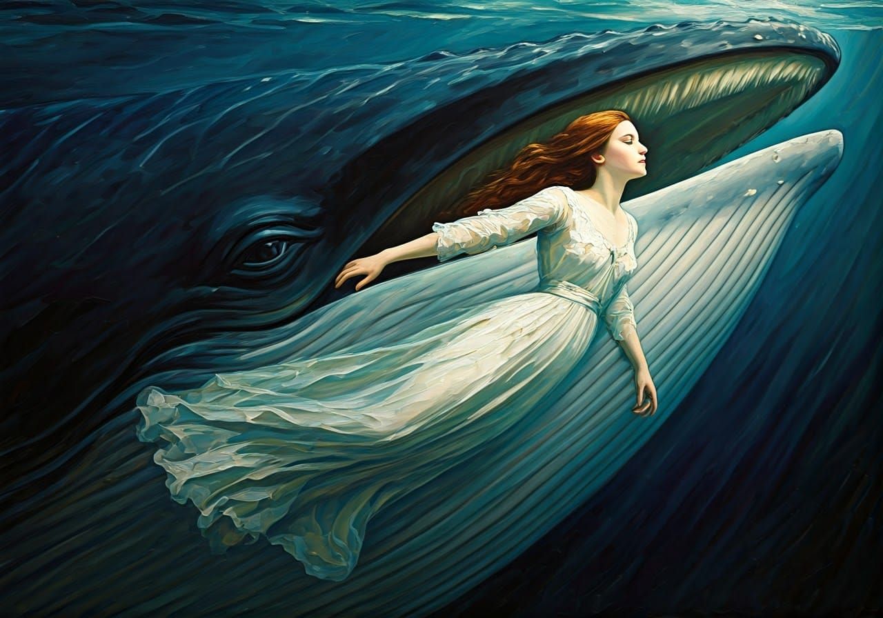 The woman and the whale