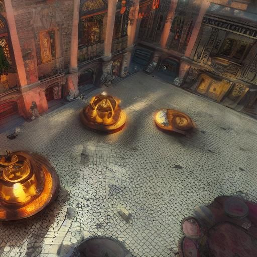 Beautiful Girl in Mexican Mask Portrait