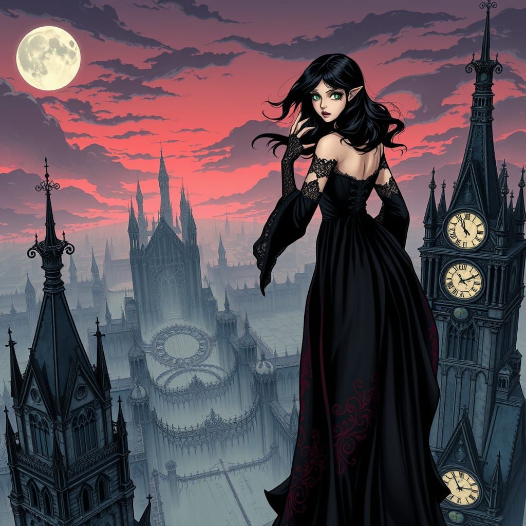 Gothic Spider Girl Embarks on Quest to Save Twisted Universe