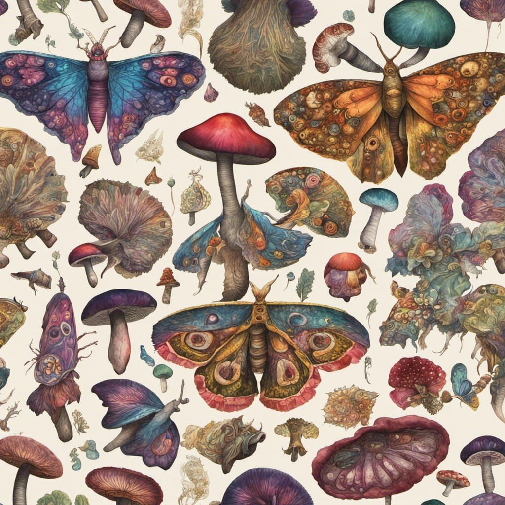 Moths and Mushrooms: A Maximalist Sci-Fi Masterpiece