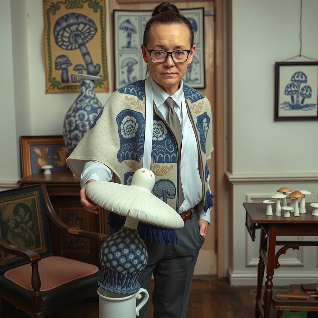 Porcelain Workers and Giant Mushrooms